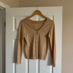 J. Crew Reversible Button-Back Sweater